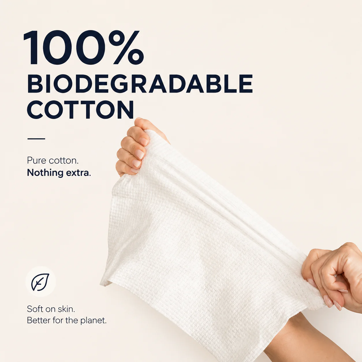 Disposable face towels (Box of 50) + Travel Pack Disposable face towels FREE - Image 2