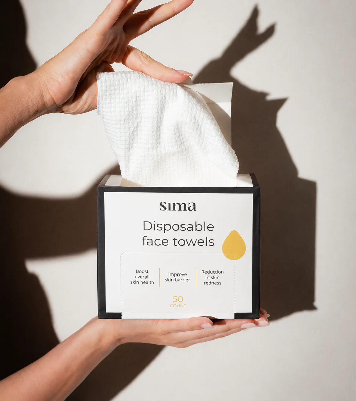 Disposable face towels (Box of 50) + Travel Pack Disposable face towels FREE - Image 4