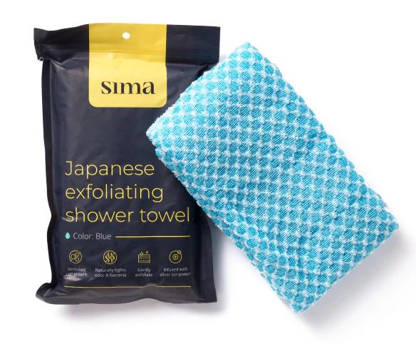 Sima Japanese Exfoliating Shower Towel - Image 8